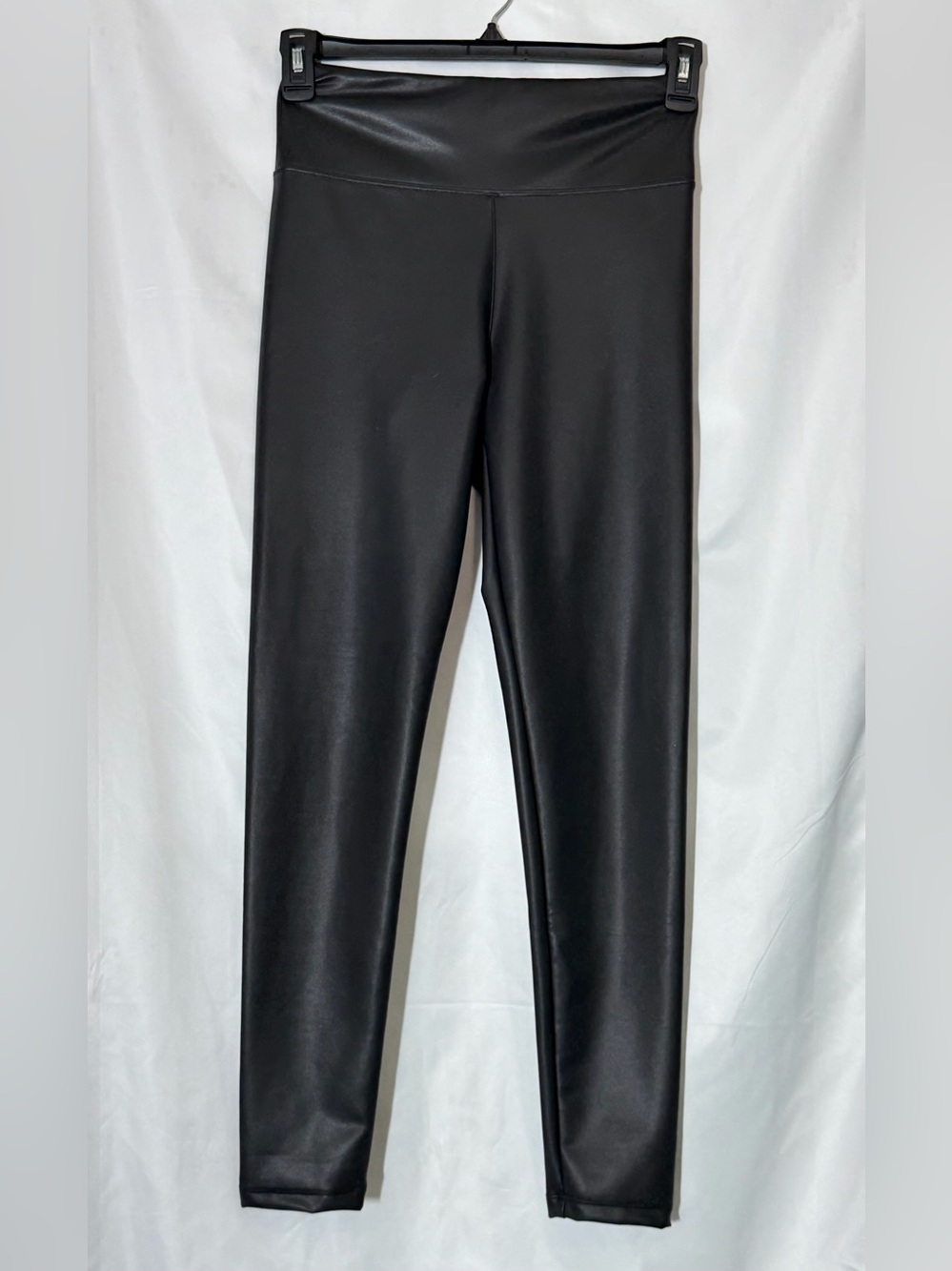 American Eagle Black Faux Leather Leggings S